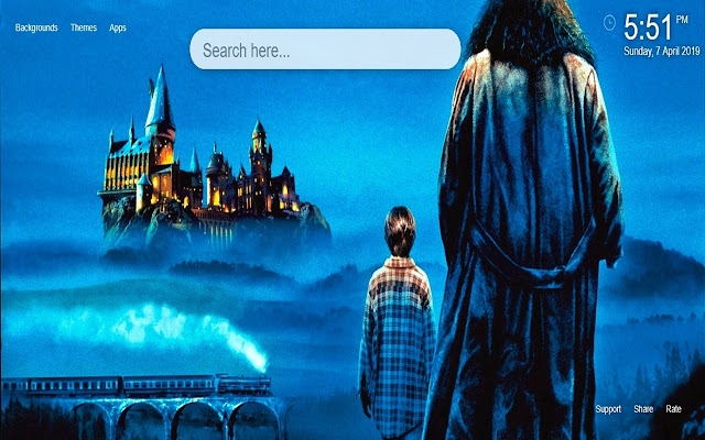 Harry Potter Full HD Wallpaper Newtab