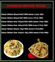 Shanghai Biryani House menu 1