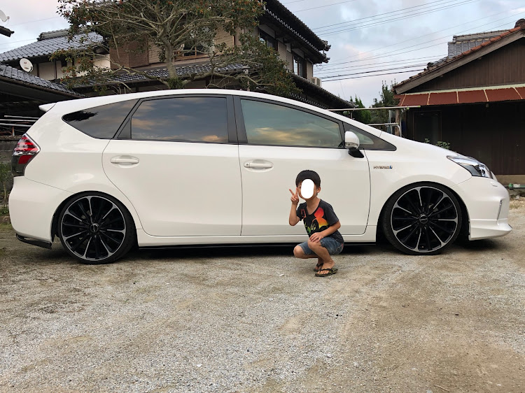 プリウスαの洗車・愛車と子供・福岡に関するカスタム事例の投稿画像1枚目