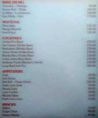 Shalimar Restaurant menu 4