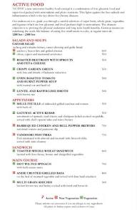 Buzz : The Gateway Resort menu 3