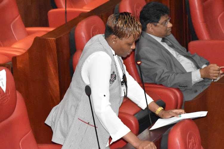 Nairobi Deputy Majority Whip Waithera Chege on December 1, 2020