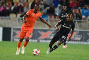 Jabu Maluleke of Polokwane City during the Absa Premiership match between Polokwane City and Orlando Pirates at Peter Mokaba Stadium on November 06, 2018 in Polokwane, South Africa. 