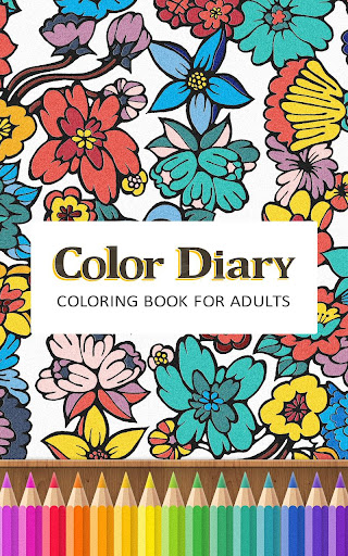 Color Diary - Adult color book