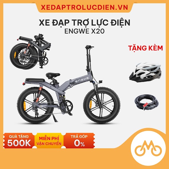 Xe Đạp Trợ Lực Điện Engwe X20 - Gấp Gọn - Mạnh Mẽ - Nam Tính