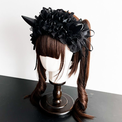 Title 2, Multicolor Devil Horn Gothic Hair Band – Elevat...