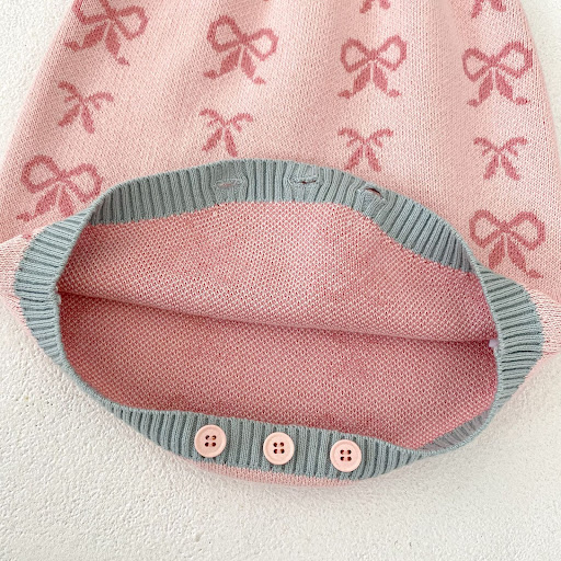 Title 18, Autumn Clothing Shell Collar Bow Lift Knitted L...