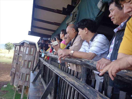 Chinese tourists at a hotel Nyeri/FILE