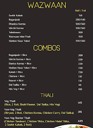 Wazwaan Fine Dine Restaurant menu 5