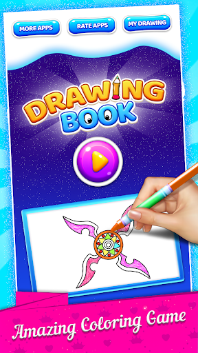 Screenshot Fidget Spinner Coloring Book