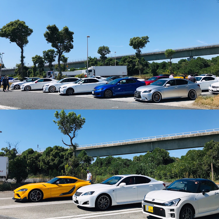 IS Fのオフ会・レクサス・湾岸長島PA・連休の過ごし方・名港トリトンに関するカスタム事例の投稿画像1枚目