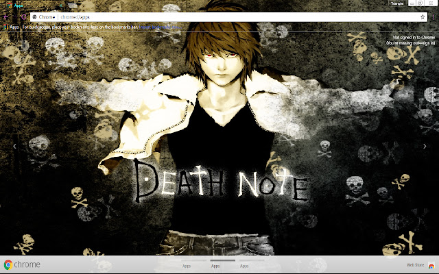 Death Note :Verity 1366x768 chrome extension