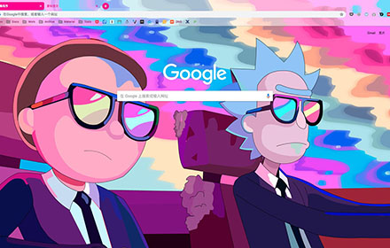 Rick And Morty Theme chrome extension