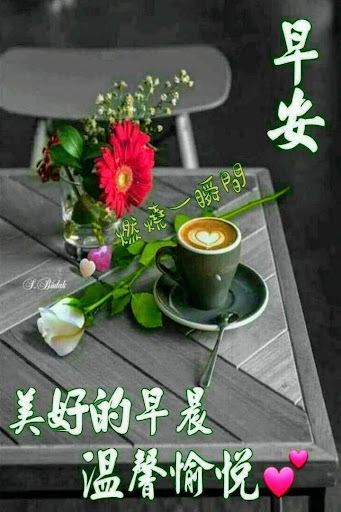 早上好，晚安图片