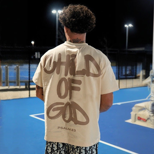 Title 2, "Child Of God" Print T-shirt to express your fa...