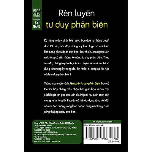 Fahasa - Rèn Luyện Tư Duy Phản Biện