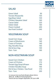 Hope Cafe menu 3