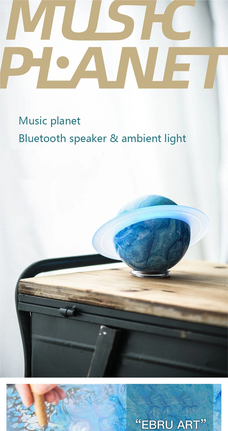 Title 1, Music Planet Altavoz Bluetooth Luz Ambiental Ti...