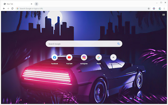 DeLorean / DMC Wallpapers New Tab