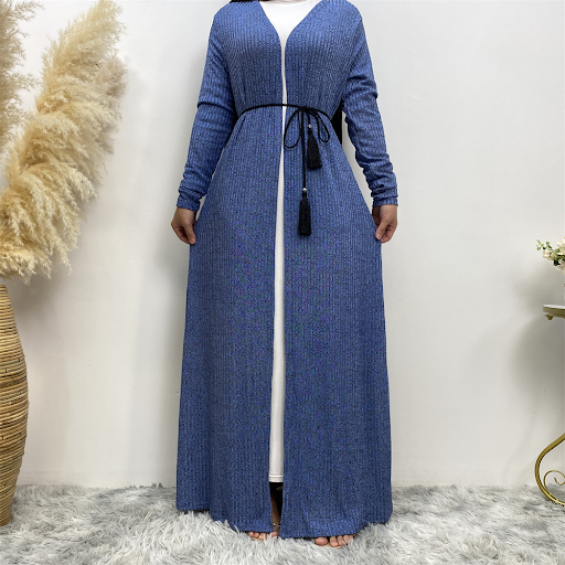 Title 7, Womens Long Sleeved Knitted Sweater Jacket Robe