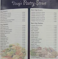 Vizags Pastry Street menu 4