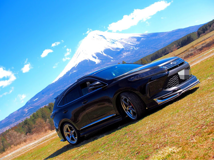 ハリアーの富士山とコラボ・ふもとっぱらに関するカスタム事例の投稿画像6枚目