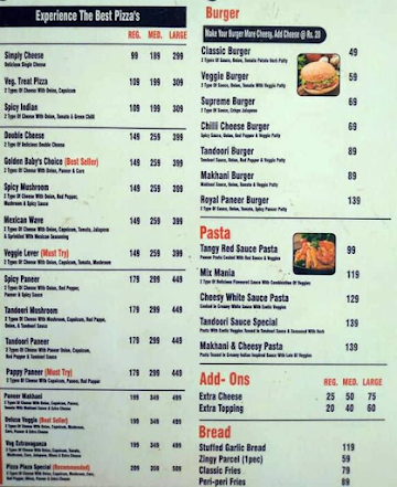 Pizza Plaza menu 