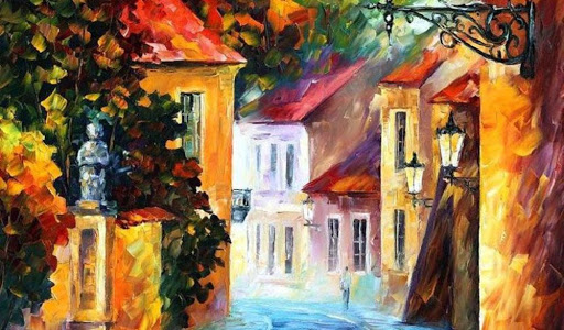 Palette knife painting workshop