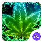 Cover Image of Télécharger Thème Shine Green Leaf et fonds d'écran HD 200 APK