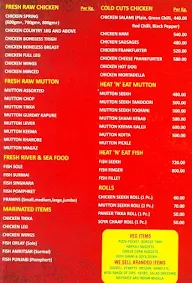 Sardar A Pure Meat Shop menu 1