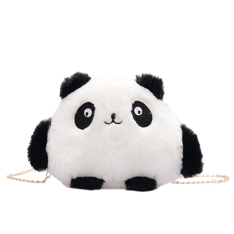 Schattige pluche gelukskat panda tas. Zacht en knuffelig, perfect om je spullen in op te bergen en geluk te brengen. Een ideaal cadeau!