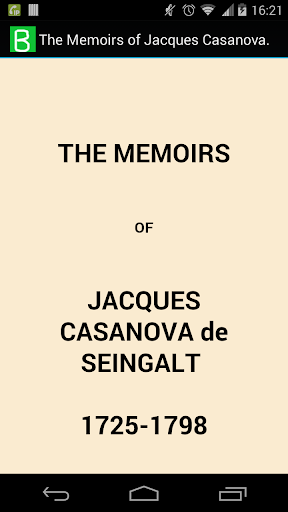 Jacques Casanova de Seingalt