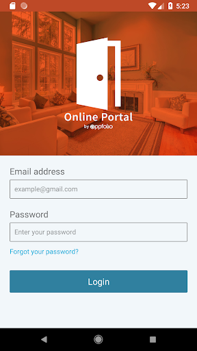 Screenshot Online Portal by AppFolio