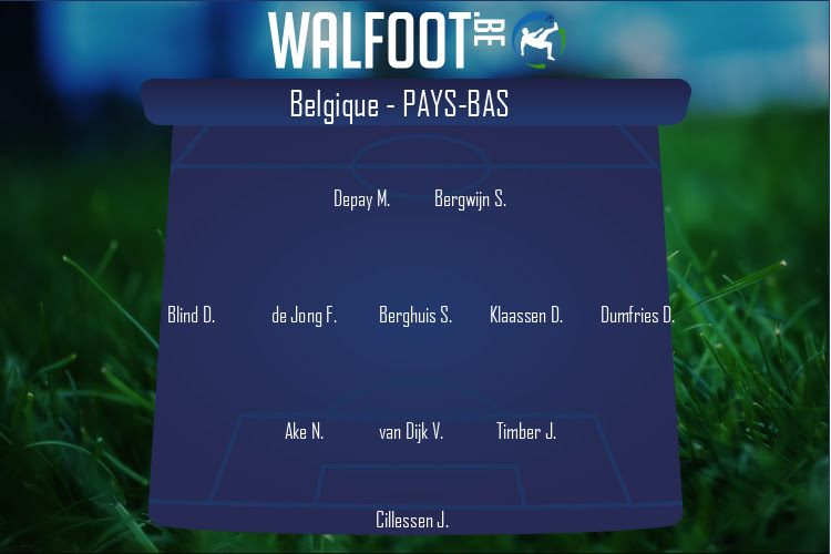 Composition Pays-Bas | Belgique - Pays-Bas (03/06/2022)