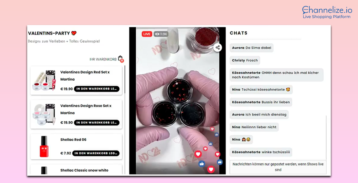 Use Channelize.io Live Stream Shopping Platform to boost sales