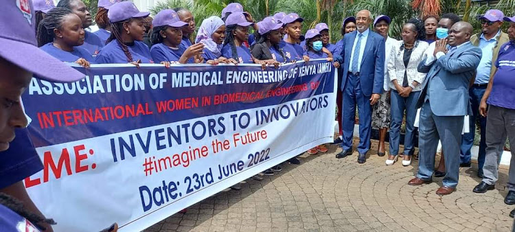 Health CAS Dr Rashid Aman during the International Women in Biomedical Engineering Day in Nairobi on June 23, 2022