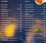 The Chulah menu 2