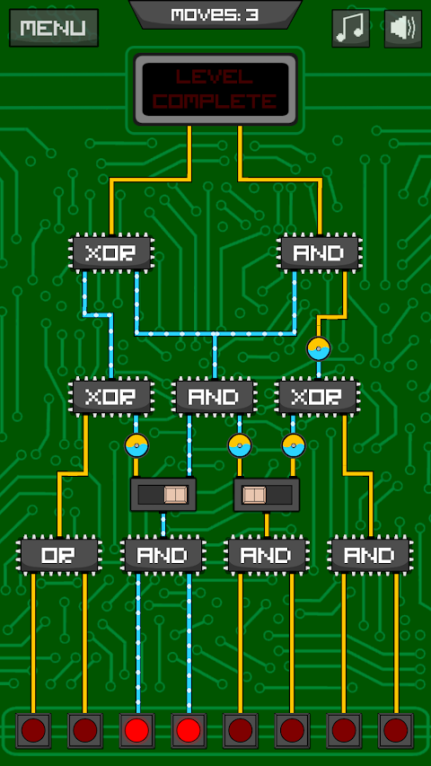 Circuit Scramble - Computer Logic Puzzlesのおすすめ画像2