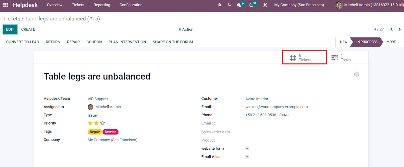 What are the Features Introduced in Odoo 15 Helpdesk