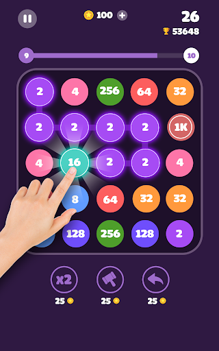 Pop n Pop Connect Dots, Merge Numbers