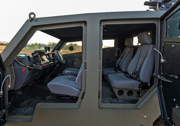 The Land Cruiser cabin is easily identifiable.