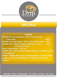 Drip The Cafe Bar menu 4