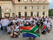 The KZN youth choir had an impromptu concert when they landed at King Shaka on Thursday after winning first place at an international youth choir festival.   