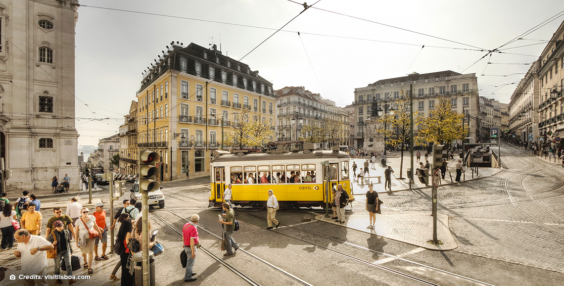 Trams in Lisbon