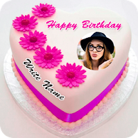 Name Photo On Birthday Cake