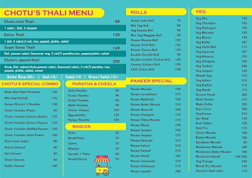 Chotu's - Taste of Punjab menu 