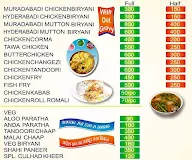 Shama Chicken Biryani menu 1