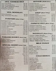 Hotel Chanderi menu 2