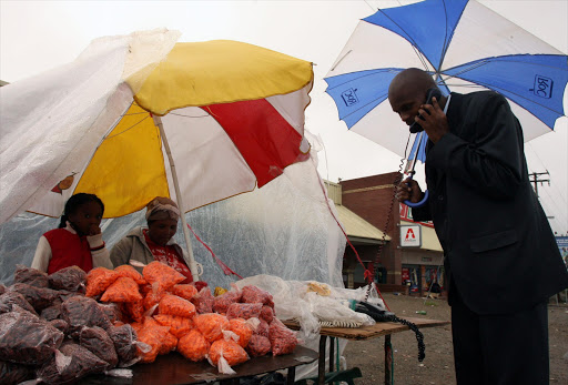 Vendors selling