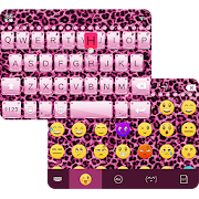 Pink Cheetah Emoji Keyboard  Icon